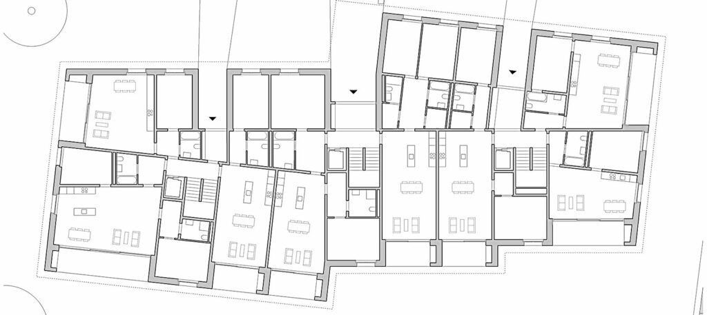 Appartements et commerce
Maître d’ouvrage: Privé