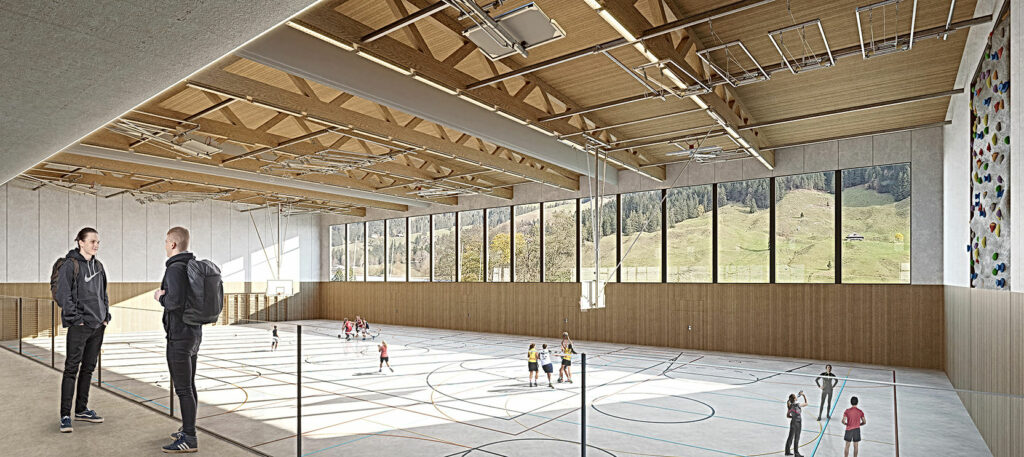 Salle de sports triple, Schwarzsee
