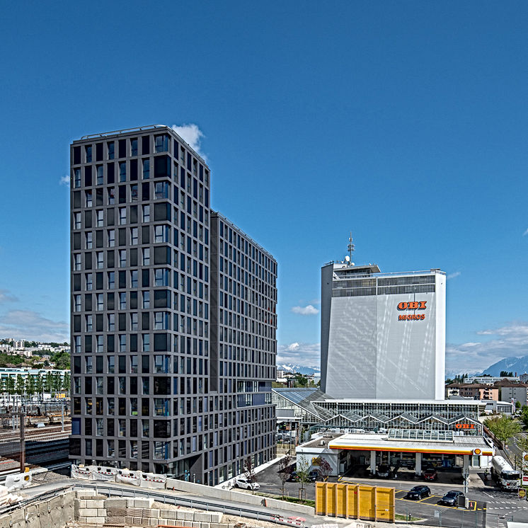 Le Silo bleu", Renens