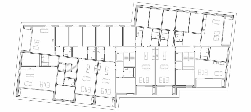 Appartements et commerce
Maître d’ouvrage: Privé