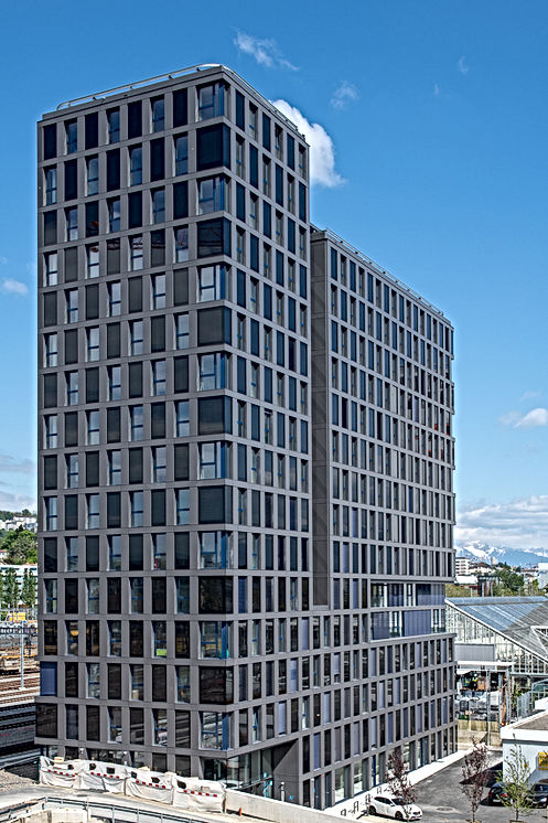 Le Silo bleu", Renens