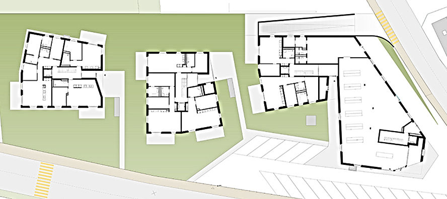 Appartements et commerce, Penthaz