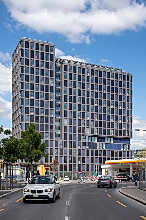 Le Silo bleu", Renens
