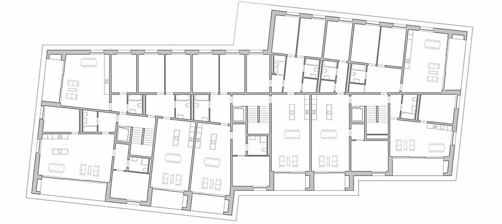 Appartements et commerce
Maître d’ouvrage: Privé